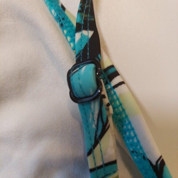 CROFT & BARROW Tankini Womens 10D Underwire colorful Top Only Swim Pool Beach - Picture 5 of 12